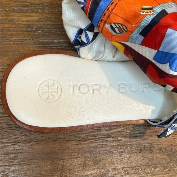 Tory Burch Selby Scarf Sandal - Picture 6 of 16